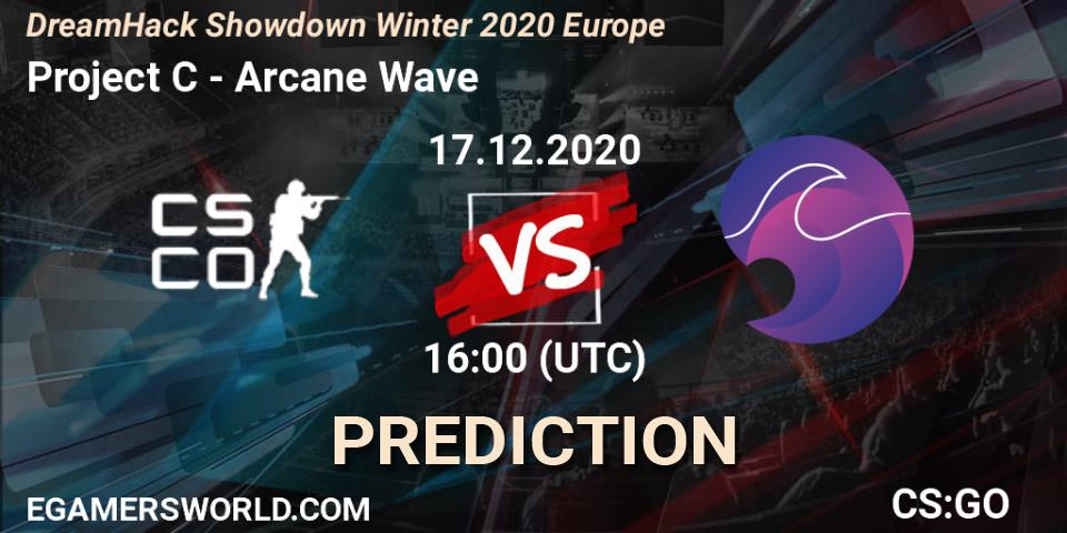 Project C - Arcane Wave: Maç tahminleri. 17.12.2020 at 13:00, Counter-Strike (CS2), DreamHack Showdown Winter 2020 Europe