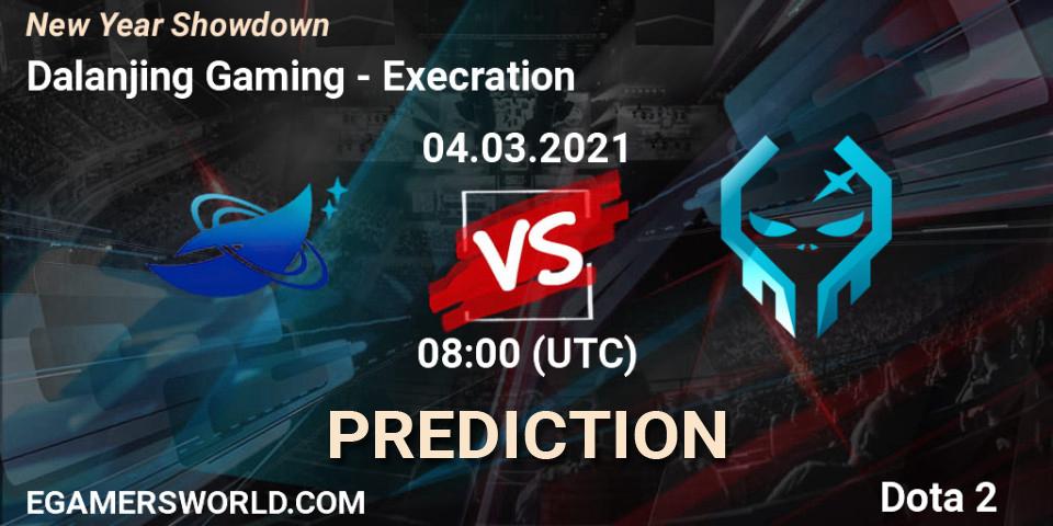 Dalanjing Gaming - Execration: Maç tahminleri. 04.03.2021 at 09:00, Dota 2, New Year Showdown