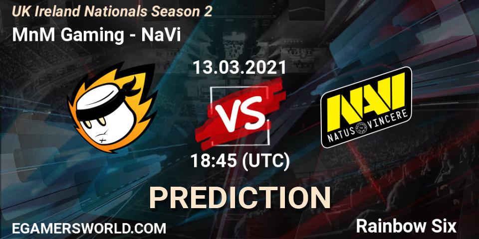 MnM Gaming - NaVi: Maç tahminleri. 13.03.2021 at 18:45, Rainbow Six, UK Ireland Nationals Season 2