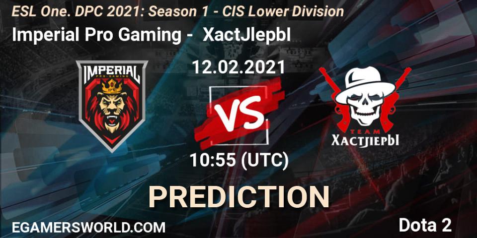 Imperial Pro Gaming - XactJlepbI: Maç tahminleri. 12.02.21, Dota 2, ESL One. DPC 2021: Season 1 - CIS Lower Division