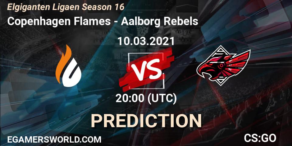 Copenhagen Flames - Aalborg Rebels: Maç tahminleri. 10.03.2021 at 20:00, Counter-Strike (CS2), Elgiganten Ligaen Season 16