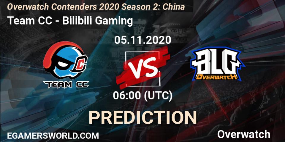Team CC - Bilibili Gaming: Maç tahminleri. 05.11.20, Overwatch, Overwatch Contenders 2020 Season 2: China