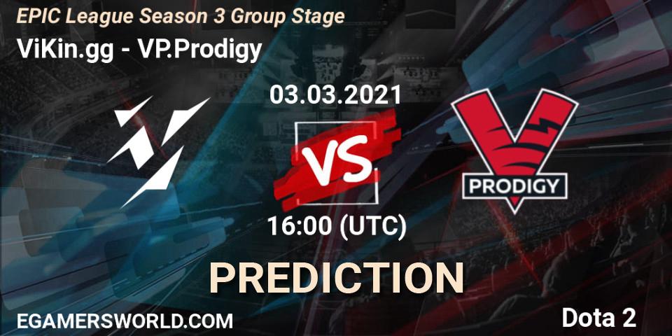 ViKin.gg - VP.Prodigy: Maç tahminleri. 03.03.2021 at 16:00, Dota 2, EPIC League Season 3 Group Stage