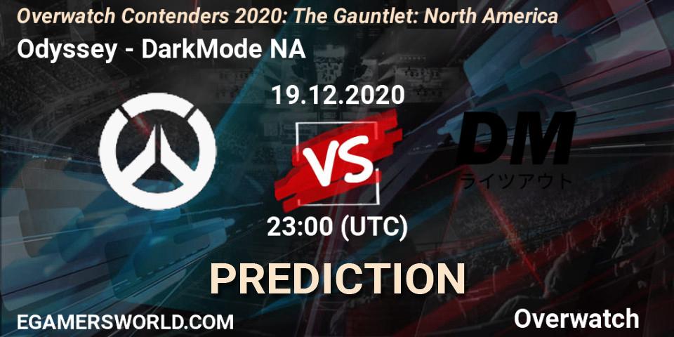Odyssey - DarkMode NA: Maç tahminleri. 19.12.2020 at 23:00, Overwatch, Overwatch Contenders 2020: The Gauntlet: North America