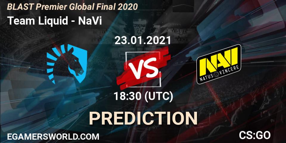 Team Liquid - NaVi: Maç tahminleri. 23.01.21, CS2 (CS:GO), BLAST Premier Global Final 2020