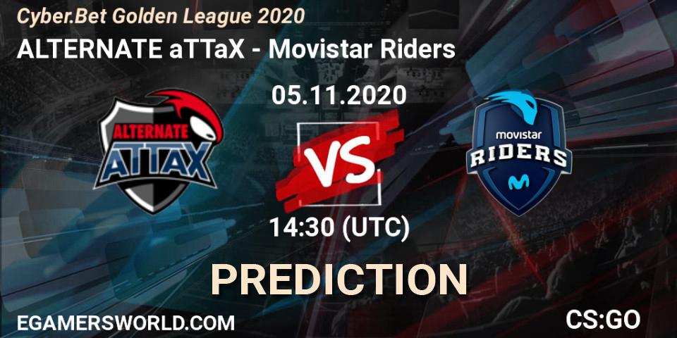 ALTERNATE aTTaX - Movistar Riders: Maç tahminleri. 05.11.20, CS2 (CS:GO), Cyber.Bet Golden League 2020