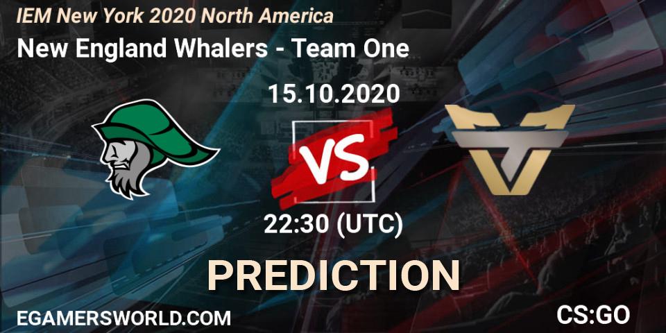 New England Whalers - Team One: Maç tahminleri. 16.10.2020 at 00:45, Counter-Strike (CS2), IEM New York 2020 North America
