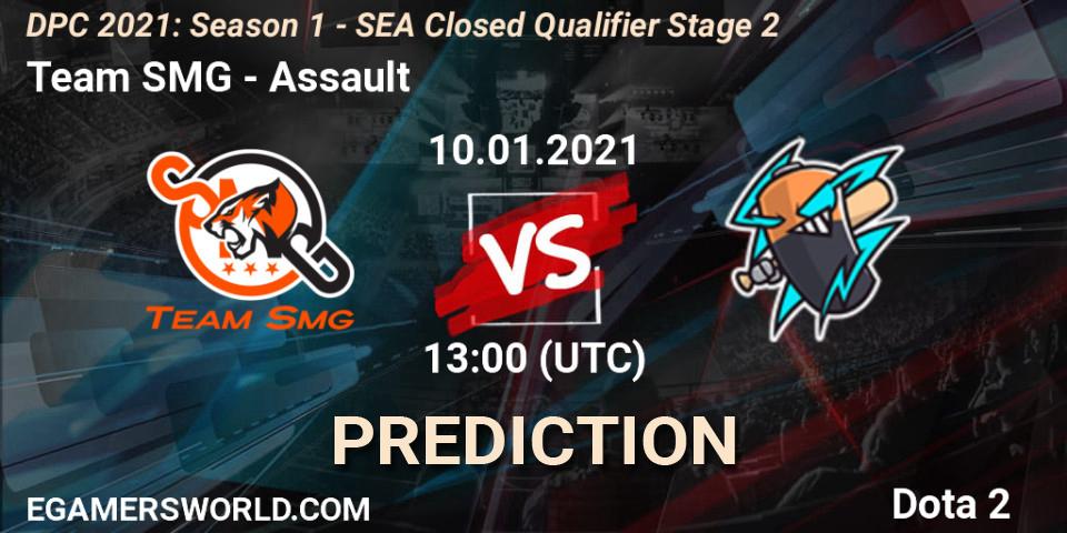 Team SMG - Assault: Maç tahminleri. 10.01.2021 at 13:44, Dota 2, DPC 2021: Season 1 - SEA Closed Qualifier Stage 2
