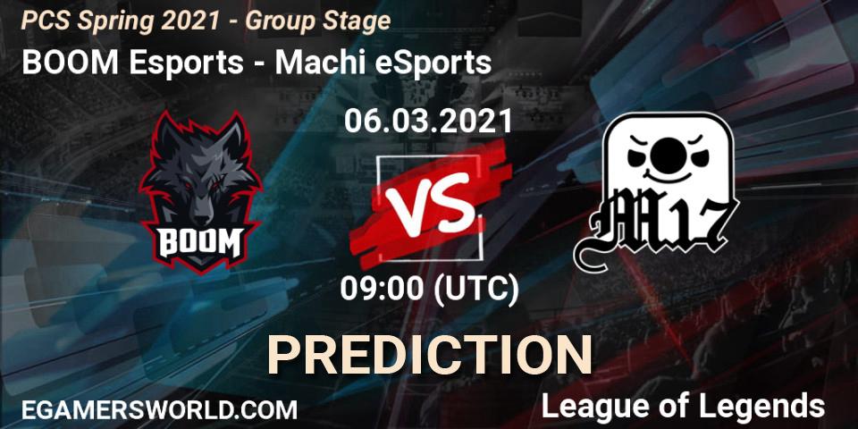 BOOM Esports - Machi eSports: Maç tahminleri. 06.03.2021 at 10:30, LoL, PCS Spring 2021 - Group Stage