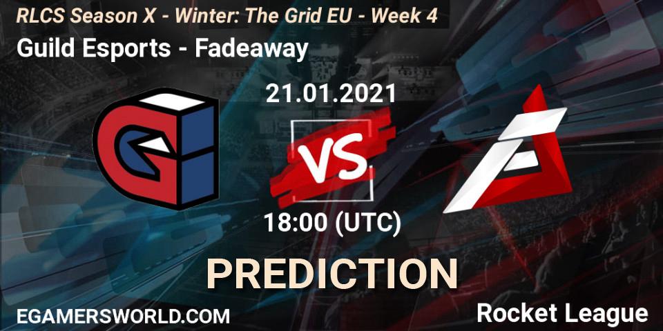 Guild Esports - Fadeaway: Maç tahminleri. 21.01.21, Rocket League, RLCS Season X - Winter: The Grid EU - Week 4