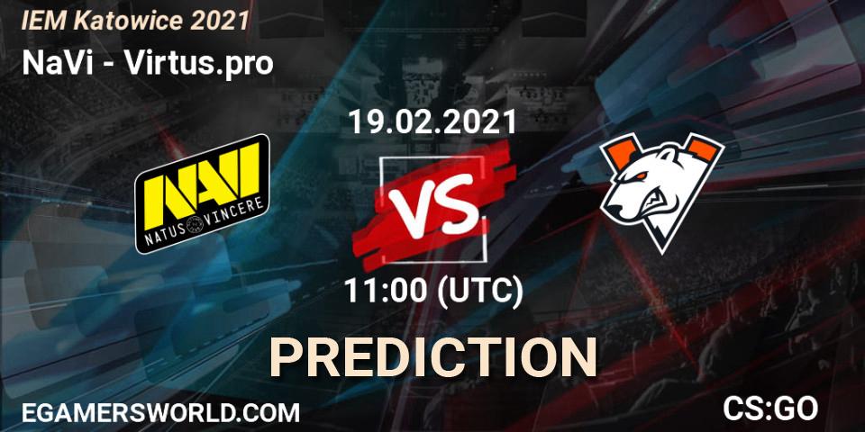 NaVi - Virtus.pro: Maç tahminleri. 19.02.2021 at 11:00, Counter-Strike (CS2), IEM Katowice 2021