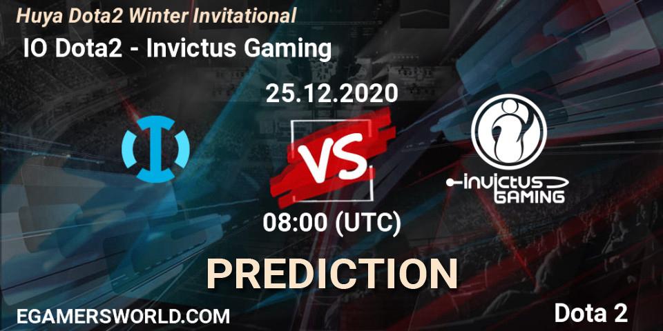  IO Dota2 - Invictus Gaming: Maç tahminleri. 25.12.2020 at 08:33, Dota 2, Huya Dota2 Winter Invitational