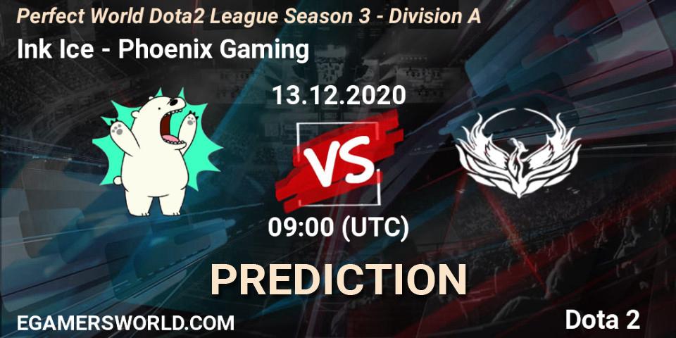 Ink Ice - Phoenix Gaming: Maç tahminleri. 13.12.2020 at 09:12, Dota 2, Perfect World Dota2 League Season 3 - Division A