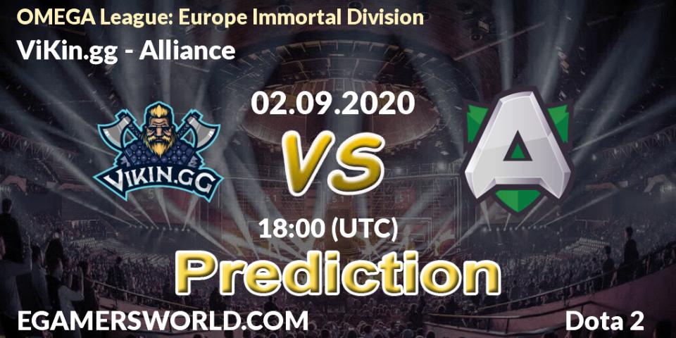 ViKin.gg - Alliance: Maç tahminleri. 02.09.2020 at 18:47, Dota 2, OMEGA League: Europe Immortal Division