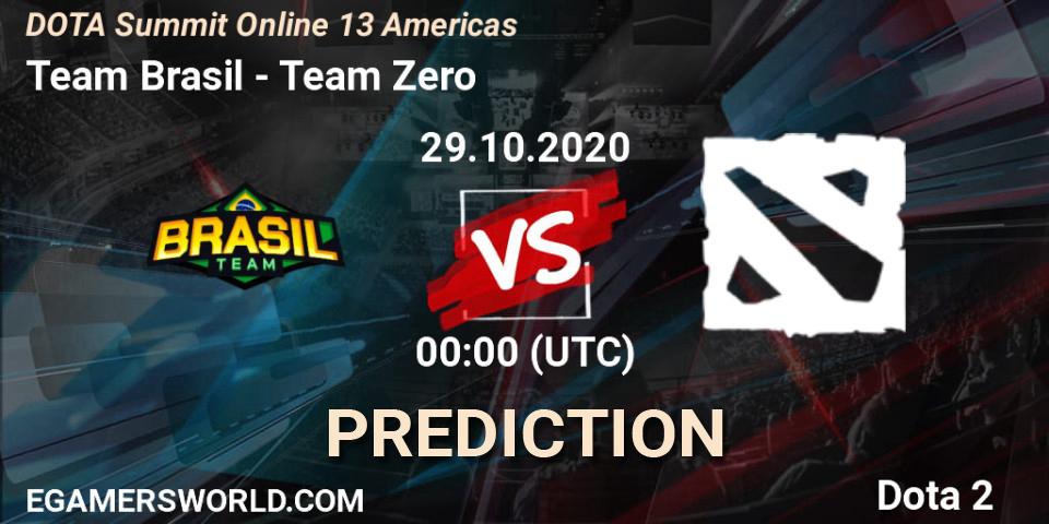 Team Brasil - Team Zero: Maç tahminleri. 29.10.2020 at 00:09, Dota 2, DOTA Summit 13: Americas