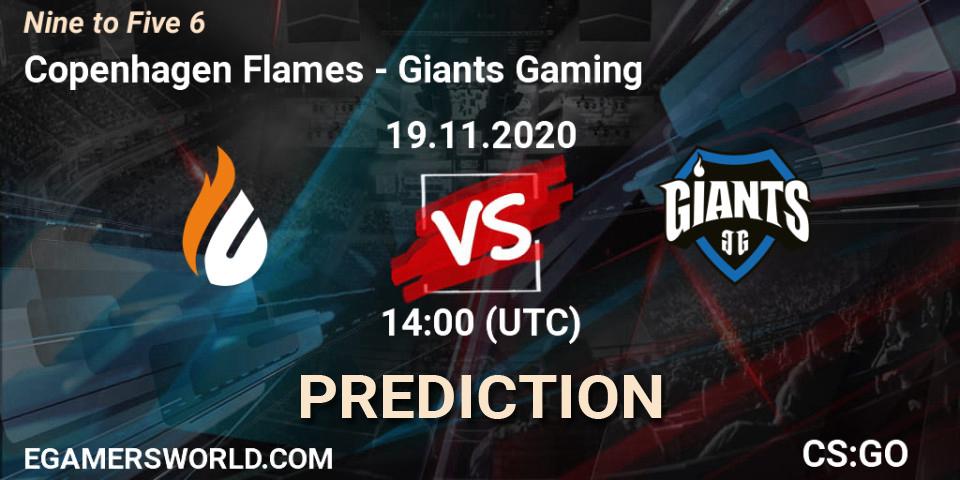 Copenhagen Flames - Giants Gaming: Maç tahminleri. 19.11.20, CS2 (CS:GO), Nine to Five 6