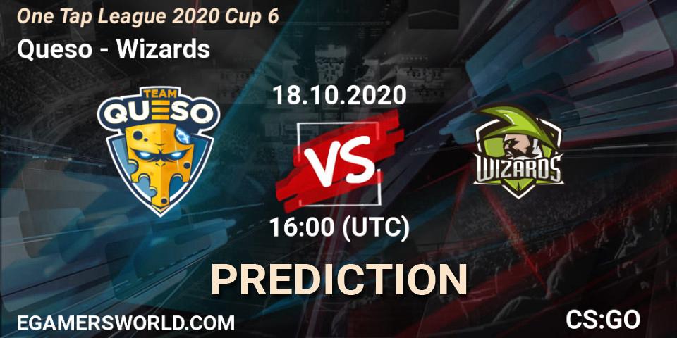 Queso - Wizards: Maç tahminleri. 18.10.2020 at 16:00, Counter-Strike (CS2), One Tap League 2020 Cup 6