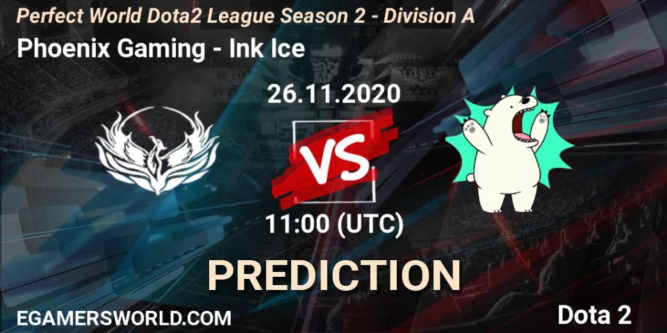 Phoenix Gaming - Ink Ice: Maç tahminleri. 26.11.2020 at 11:42, Dota 2, Perfect World Dota2 League Season 2 - Division A