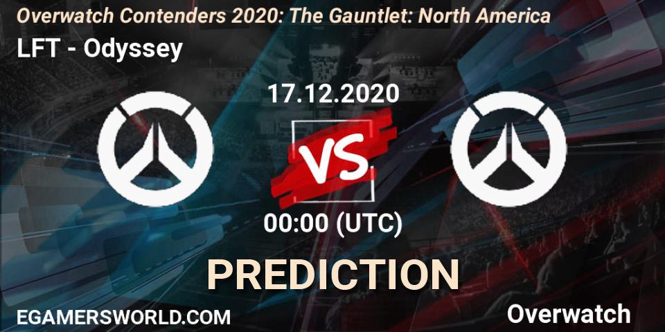 LFT - Odyssey: Maç tahminleri. 17.12.2020 at 00:30, Overwatch, Overwatch Contenders 2020: The Gauntlet: North America