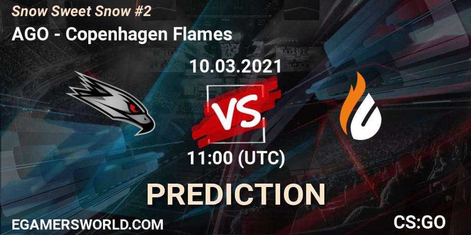AGO - Copenhagen Flames: Maç tahminleri. 10.03.2021 at 11:00, Counter-Strike (CS2), Snow Sweet Snow #2