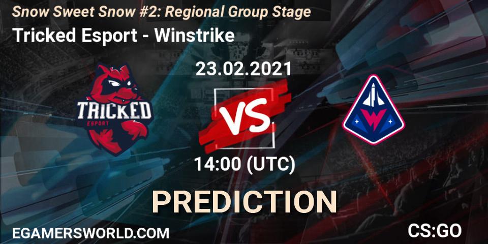 Tricked Esport - Winstrike: Maç tahminleri. 23.02.2021 at 14:00, Counter-Strike (CS2), Snow Sweet Snow #2: Regional Group Stage