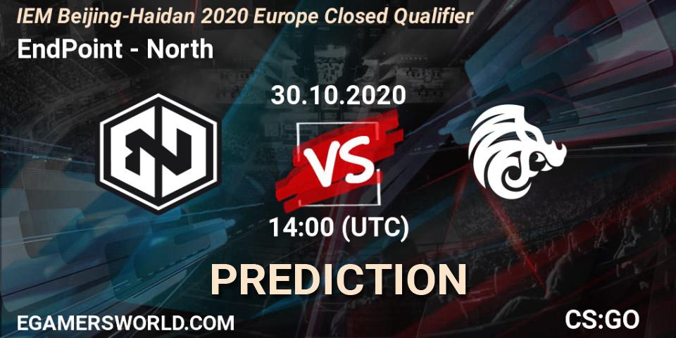 EndPoint - North: Maç tahminleri. 30.10.2020 at 14:00, Counter-Strike (CS2), IEM Beijing-Haidian 2020 Europe Closed Qualifier