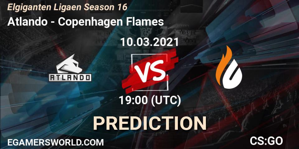Atlando - Copenhagen Flames: Maç tahminleri. 10.03.2021 at 19:00, Counter-Strike (CS2), Elgiganten Ligaen Season 16