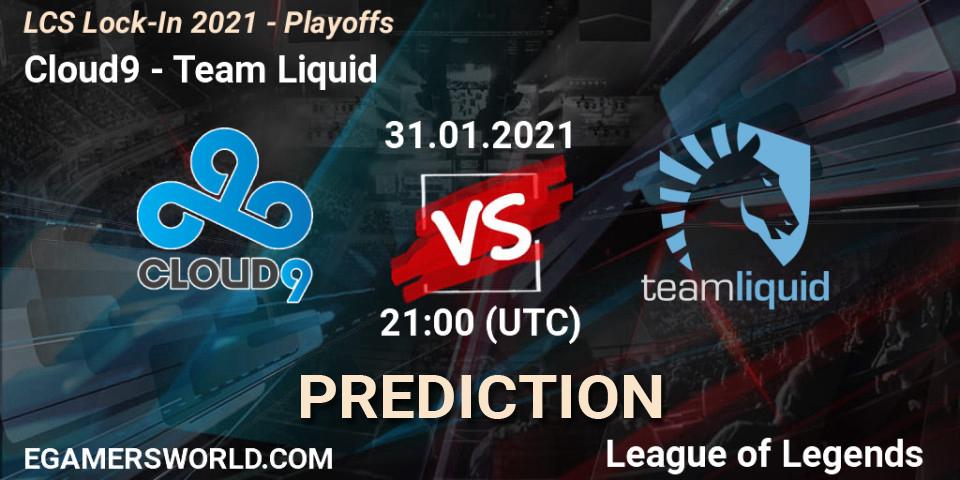 Cloud9 - Team Liquid: Maç tahminleri. 31.01.2021 at 20:29, LoL, LCS Lock-In 2021 - Playoffs