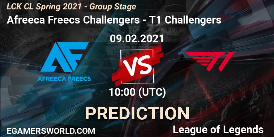 Afreeca Freecs Challengers - T1 Challengers: Maç tahminleri. 09.02.2021 at 10:00, LoL, LCK CL Spring 2021 - Group Stage