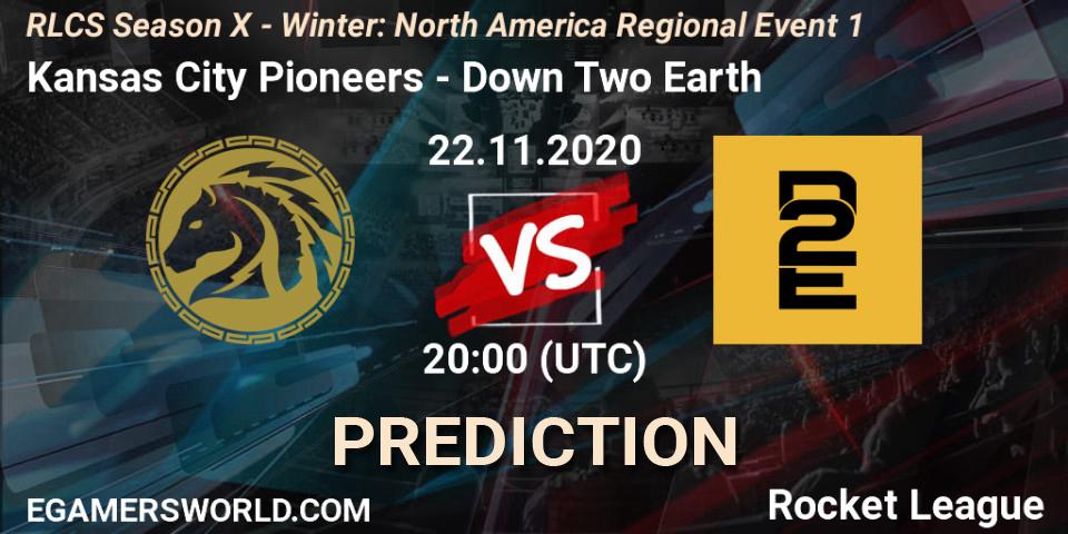 Kansas City Pioneers - Down Two Earth: Maç tahminleri. 22.11.2020 at 20:00, Rocket League, RLCS Season X - Winter: North America Regional Event 1