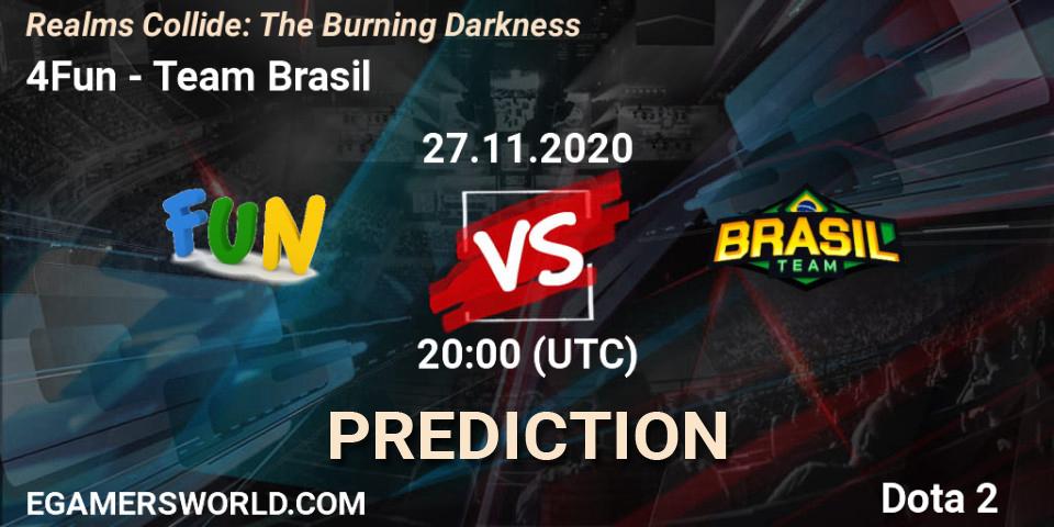4Fun - Team Brasil: Maç tahminleri. 27.11.2020 at 22:02, Dota 2, Realms Collide: The Burning Darkness