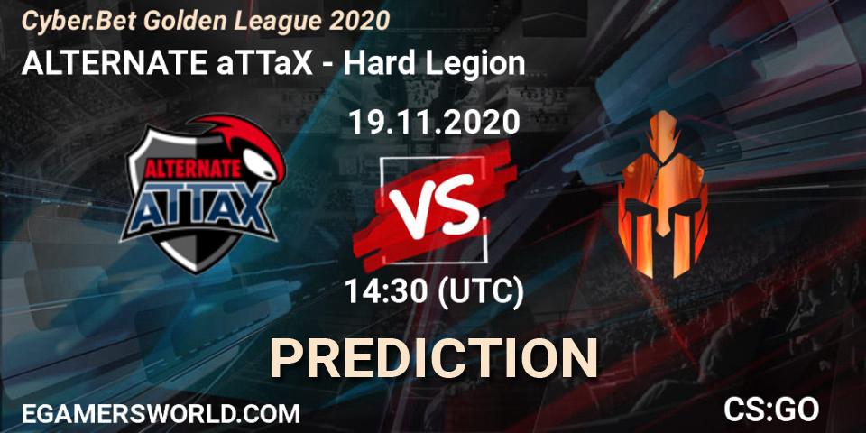 ALTERNATE aTTaX - Hard Legion: Maç tahminleri. 19.11.2020 at 14:30, Counter-Strike (CS2), Cyber.Bet Golden League 2020