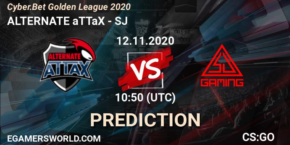 ALTERNATE aTTaX - SJ: Maç tahminleri. 12.11.2020 at 10:50, Counter-Strike (CS2), Cyber.Bet Golden League 2020