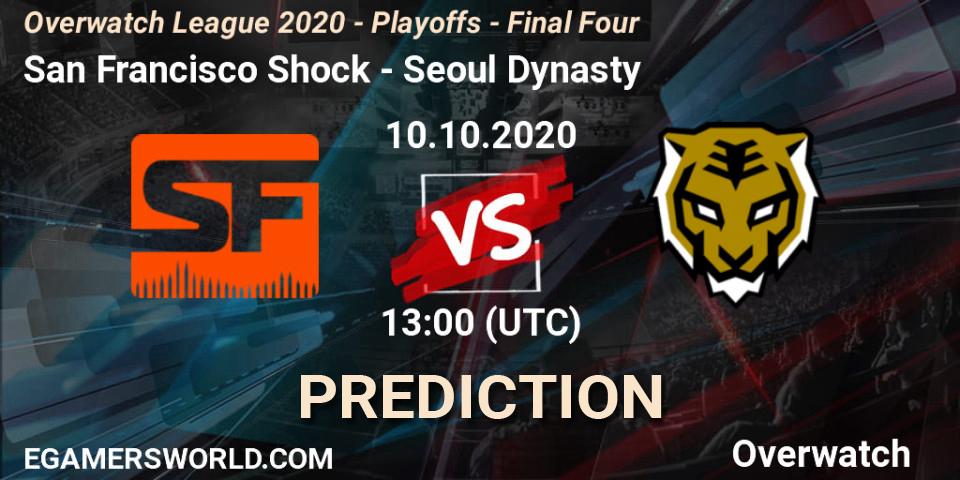 San Francisco Shock - Seoul Dynasty: Maç tahminleri. 10.10.20, Overwatch, Overwatch League 2020 - Playoffs - Final Four