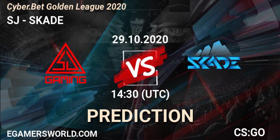 SJ - SKADE: Maç tahminleri. 29.10.2020 at 14:30, Counter-Strike (CS2), Cyber.Bet Golden League 2020