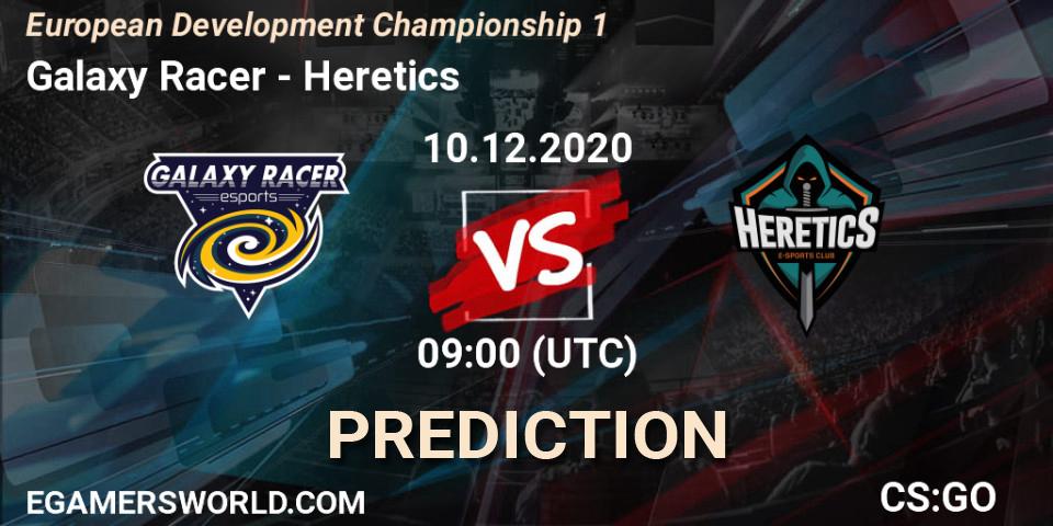 Galaxy Racer - Heretics: Maç tahminleri. 10.12.20, CS2 (CS:GO), European Development Championship 1