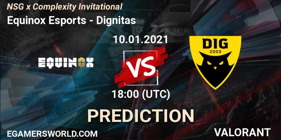Equinox Esports - Dignitas: Maç tahminleri. 10.01.2021 at 18:00, VALORANT, NSG x Complexity Invitational