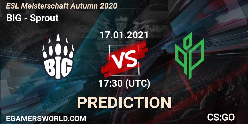 BIG - Sprout: Maç tahminleri. 17.01.2021 at 17:30, Counter-Strike (CS2), ESL Meisterschaft Autumn 2020