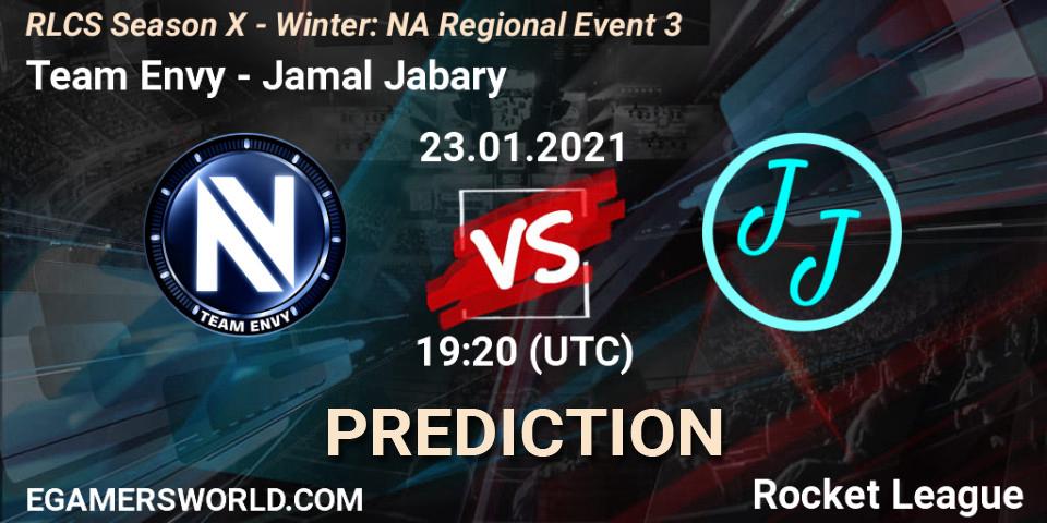 Team Envy - Jamal Jabary: Maç tahminleri. 23.01.2021 at 19:20, Rocket League, RLCS Season X - Winter: NA Regional Event 3