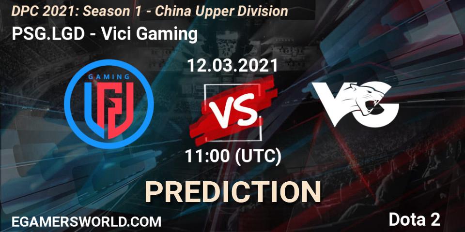 PSG.LGD - Vici Gaming: Maç tahminleri. 12.03.2021 at 11:39, Dota 2, DPC 2021: Season 1 - China Upper Division