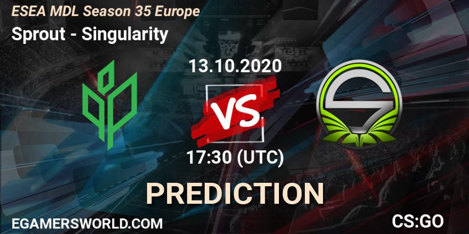 Sprout - Singularity: Maç tahminleri. 13.10.2020 at 17:30, Counter-Strike (CS2), ESEA MDL Season 35 Europe