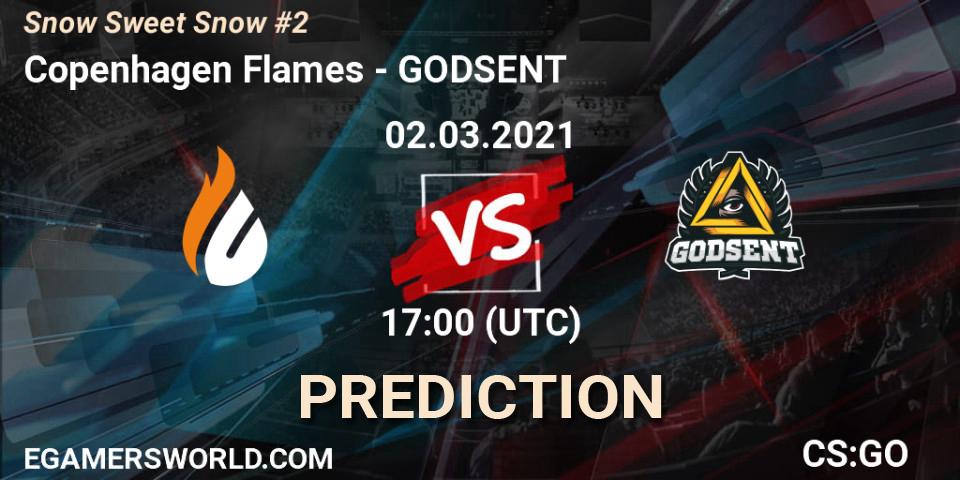 Copenhagen Flames - GODSENT: Maç tahminleri. 02.03.2021 at 17:00, Counter-Strike (CS2), Snow Sweet Snow #2