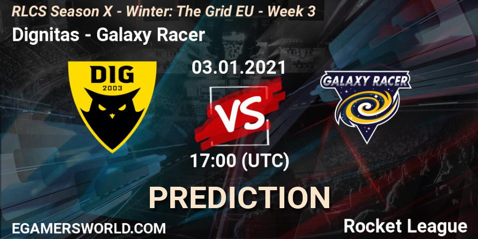 Dignitas - Galaxy Racer: Maç tahminleri. 03.01.2021 at 17:00, Rocket League, RLCS Season X - Winter: The Grid EU - Week 3