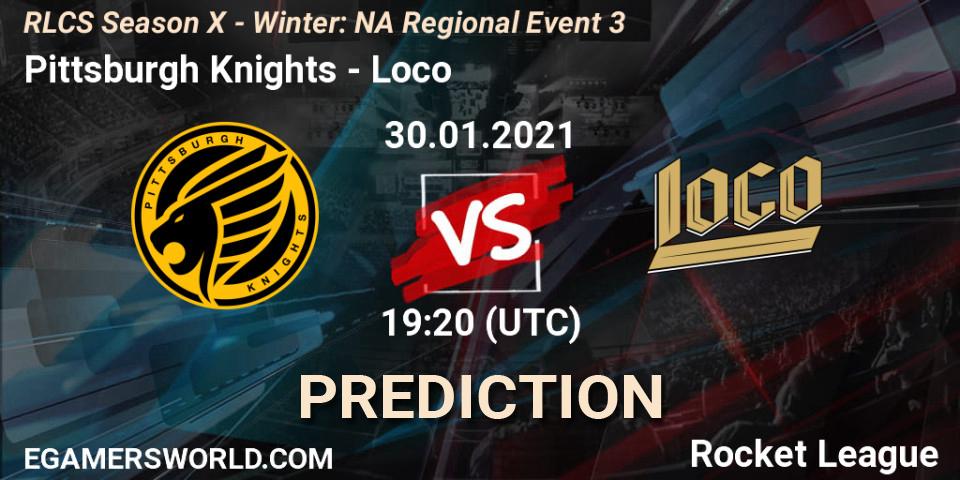 Pittsburgh Knights - Loco: Maç tahminleri. 30.01.2021 at 19:20, Rocket League, RLCS Season X - Winter: NA Regional Event 3