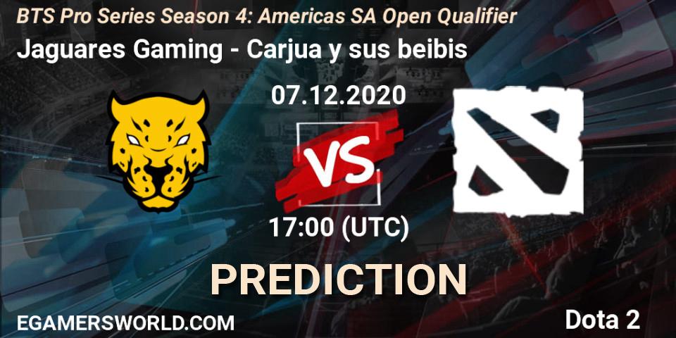 Jaguares Gaming - Carjua y sus beibis: Maç tahminleri. 07.12.2020 at 17:09, Dota 2, BTS Pro Series Season 4: Americas SA Open Qualifier
