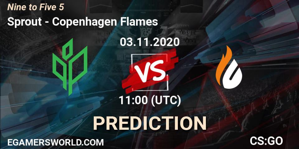 Sprout - Copenhagen Flames: Maç tahminleri. 03.11.2020 at 11:40, Counter-Strike (CS2), Nine to Five 5