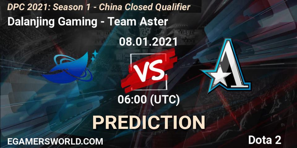 Dalanjing Gaming - Team Aster: Maç tahminleri. 08.01.2021 at 05:30, Dota 2, DPC 2021: Season 1 - China Closed Qualifier