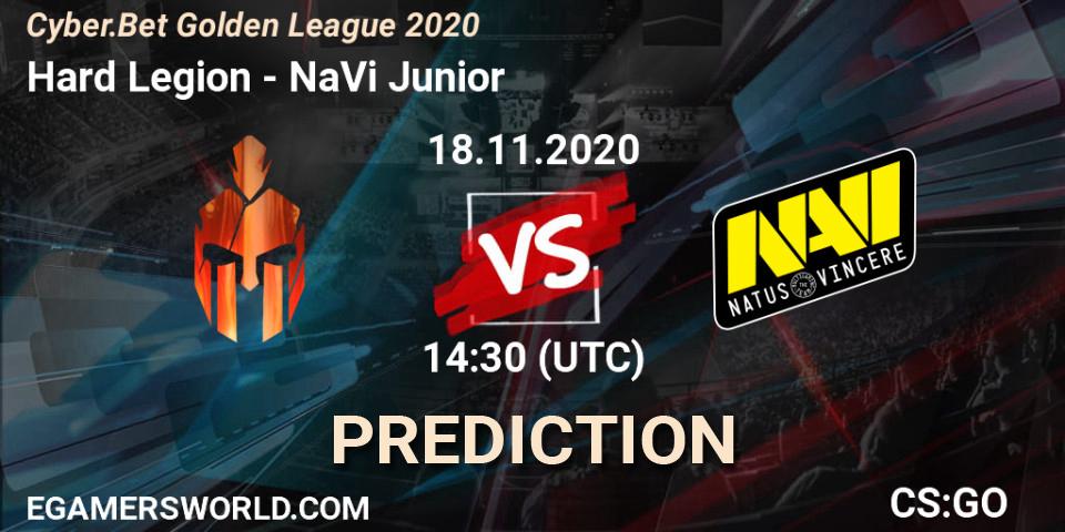 Hard Legion - NaVi Junior: Maç tahminleri. 18.11.20, CS2 (CS:GO), Cyber.Bet Golden League 2020