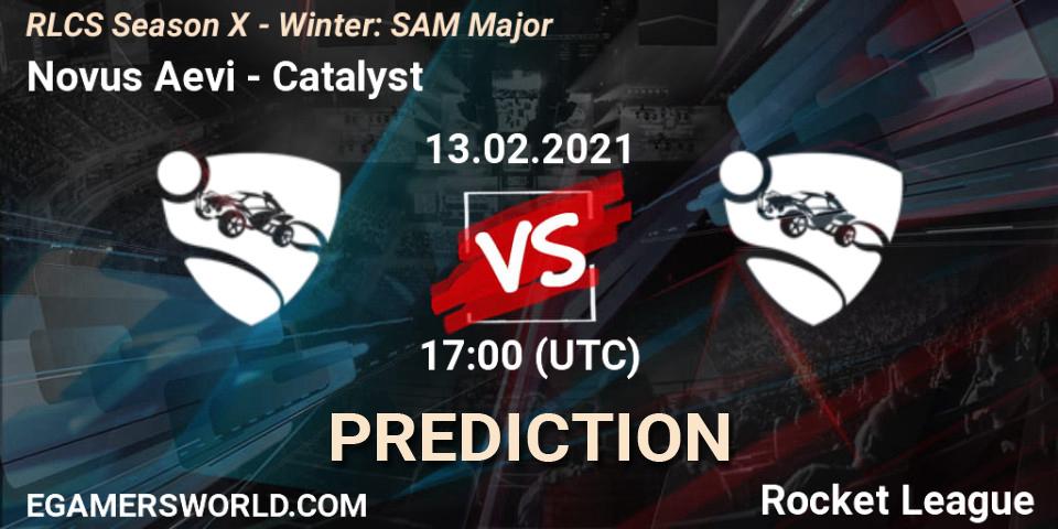 Novus Aevi - Catalyst: Maç tahminleri. 13.02.2021 at 17:00, Rocket League, RLCS Season X - Winter: SAM Major