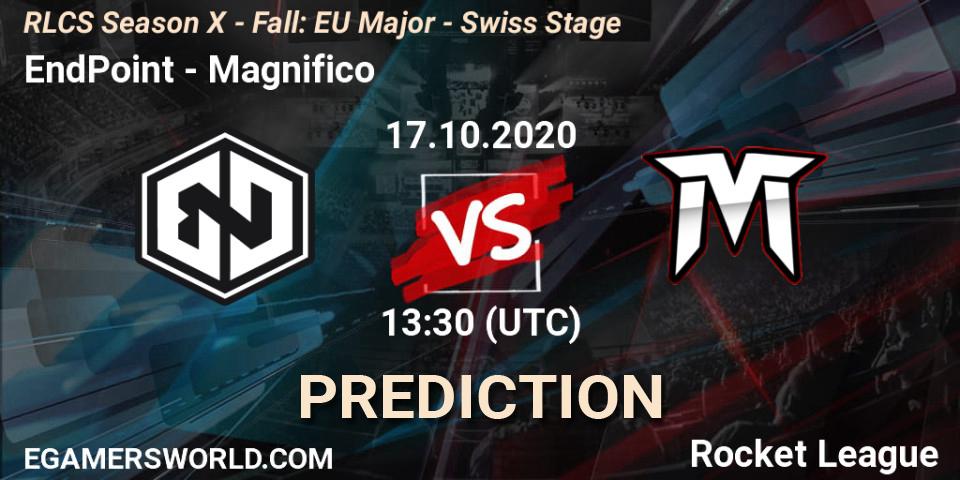 EndPoint - Magnifico: Maç tahminleri. 17.10.2020 at 13:30, Rocket League, RLCS Season X - Fall: EU Major - Swiss Stage